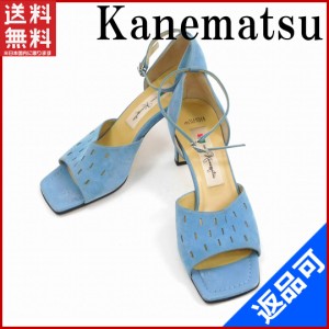 カネマツ 靴 Kanematsu サンダル #24　12 ブルー 激安 人気 【中古】 X7610