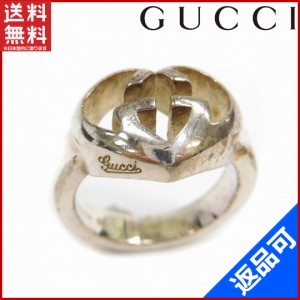 グッチ 指輪 GUCCI 指輪 リング アクセサリー ♯7.5～8号 シルバー 人気 良品 【中古】 X7757の通販はau Wowma!（ワ