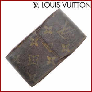 ルイヴィトン シガレットケース LOUIS VUITTON シガレットケース アイコスケース エテュイシガレット ブラウン 良品 人気 【中古】 X8381