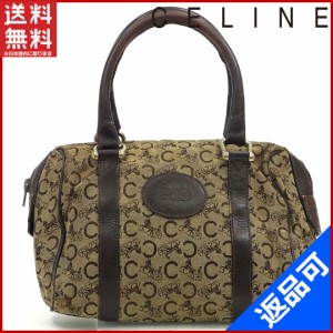 セリーヌ バッグ CELINE ハンドバッグ ベージュ×ブラウン 激安 即納 【中古】 X9749