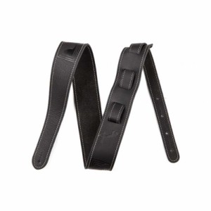 フェンダー Fender Monogram Leather Strap Black ギターストラップ