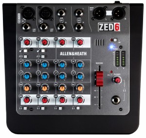 ALLEN&HEATH ZED-6 アナログミキサー（ZED6/X）