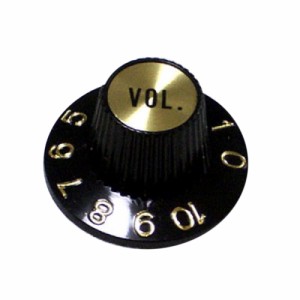 Montreux Metric Sombrero Knob Volume Gold No.8861 ギターパーツ