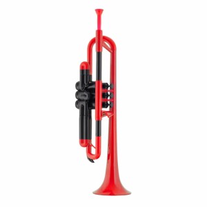 pInstruments PTRUMPET PTRUMPET1R Red プラスチック製トランペット