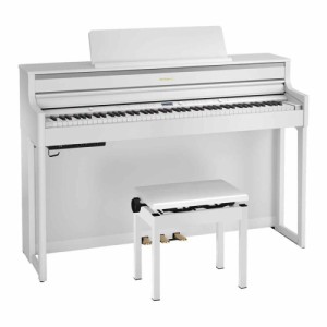 ローランド 【組立設置無料サービス中】 ROLAND HP704-WHS 電子ピアノ 高低自在椅子付き ホワイト