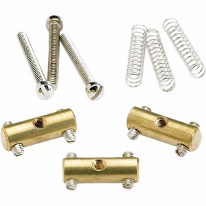 フェンダー Fender Pure Vintage ’52 Telecaster Saddle Kit Brass 3 ブリッジサドル 3個セット