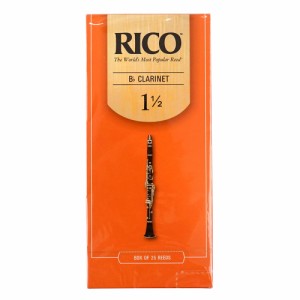 D’Addario Woodwinds/RICO RCA2515 リコ B♭クラリネット リード 1.5 25枚入