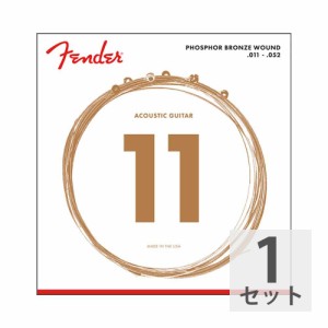 フェンダー Fender Phosphor Bronze Acoustic Guitar Strings Ball End 60CL .011-.052 Gauges アコースティックギター弦