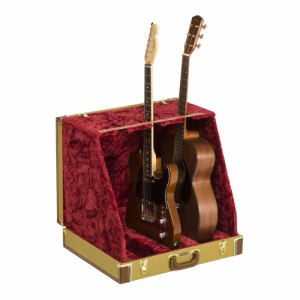 フェンダー Fender Classic Series Case Stand Tweed 3 Guitar 3本立て ギタースタンド