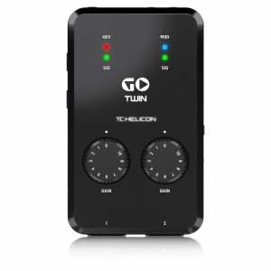 TC HELICON GO TWIN 2チャンネル オーディオインターフェイス