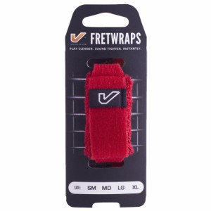 Gruv Gear FW-1PK-RED-MD FretWraps Red 1-Pack ミディアム 5弦ベース/6弦クラシックギター用 フレットラップ