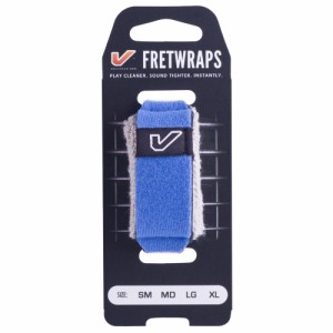 Gruv Gear FW-1PK-BLU-XL FretWraps Blue 1-Pack エクストララージ 8弦〜12弦エレキギター用 フレットラップ