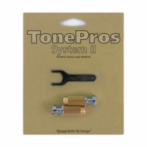 TonePros SM1-C Metric Locking Studs ブリッジスタッド アンカー クローム