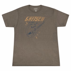 グレッチ GRETSCH Lightning Bolt T-Shirt Brown Sサイズ 半袖 Tシャツ