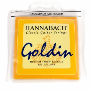 ハナバッハ クラシックギター弦 1セット HANNABACH ミディアムハイテンション SET725MHT Goldin ギター弦 クラギ弦