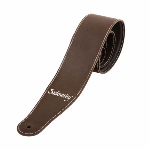 Sadowsky MetroLine Genuine Leather Bass Strap Brown/Silver ベースストラップ