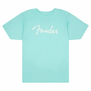 Fender Spaghetti Logo T-Shirt Daphne Blue S Tシャツ 半袖