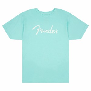 Fender Spaghetti Logo T-Shirt Daphne Blue XXL Tシャツ 半袖