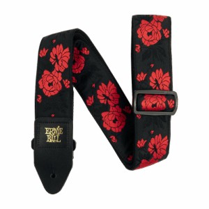 アーニーボール ERNIE BALL 5335 TANGO ROSE Jacquard Strap ギターストラップ