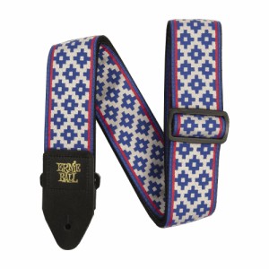 アーニーボール ERNIE BALL 5336 BLUE CRUX Jacquard Strap ギターストラップ