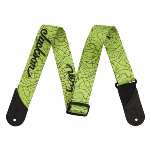 Jackson Cracked Mirror Strap Green 2” ギターストラップ