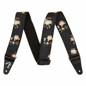 フェンダー Fender Floral Strap Black 2” ギターストラップ