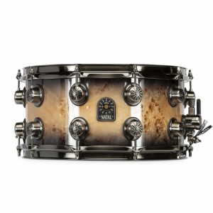 NATAL SD-MBB-BS47 Mappa Burl Black Smoked Gloss 14” x 7” スネアドラム