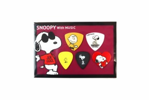 Teeda SNOOPY with MUSIC SNPLMPICKSET ギターピック5枚セット