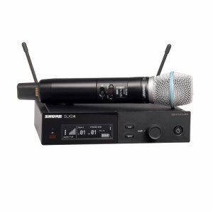 SHURE シュア SLXD24J/B87A-JB ボーカル用ワイヤレスシステム B帯 ハンドヘルド型送信機 シングル受信機