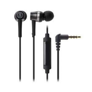 AUDIO-TECHNICA オーディオテクニカ ATH-CKR30iS BK スマートフォン用カナル型イヤホン