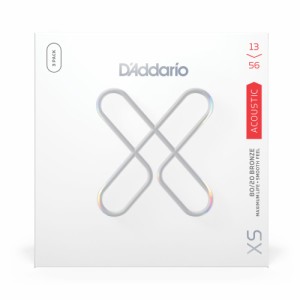 【3セットパック】 D’Addario ダダリオ XSABR1356-3P XS 80/20 BR Medium 13-56 アコギ弦 コーティング弦 80/20ブロンズ