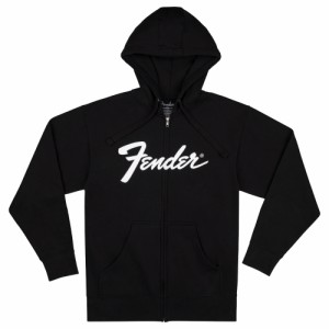 Fender フェンダー Transition Logo Zip Front Hoodie  Mサイズ ブラック パーカー