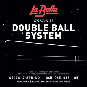 ラベラ 弦 1セット La Bella S-100S Standard Doble Ball Bass 45-105 ダブルボールエンド エレキベース弦