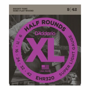 D’Addario ダダリオ EHR320 Super Light ハーフワウンド エレキギター弦