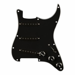 Fender フェンダー Pre-Wired Strat Pickguard Pure Vintage ’65 w/RWRP Midde Black エレキギター用配線済みピックアップセット