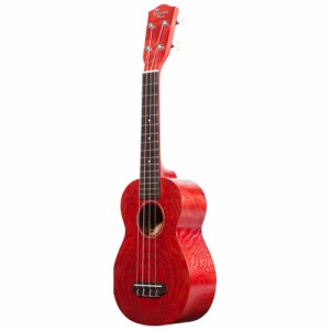 Ohana ukuleles オハナウクレレ SK-15W RD Red ソプラノウクレレ ギグバッグ付き