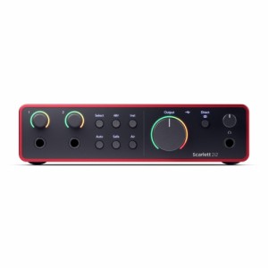 Focusrite Scarlett 2i2 4th Gen オーディオインターフェイス