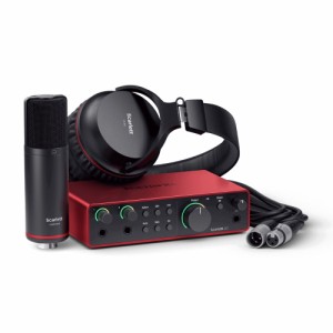 Focusrite Scarlett 2i2 Studio 4th Gen オーディオインターフェイスセット