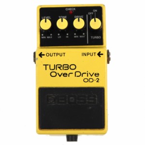 【中古】 ターボオーバードライブ エフェクター BOSS OD-2 TURBO OverDrive ボス ギターエフェクター