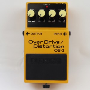 【中古】オーバードライブ ディストーション エフェクター BOSS OS-2 OverDrive Distortion ギターエフェクター