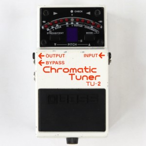 【中古】クロマチックチューナー エフェクター BOSS TU-2 Chromatic Tuner ペダルチューナー