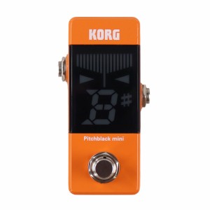 【中古】チューナー ピッチブラックミニ KORG PB-MINI-OR PITCHBLACK mini OR オレンジ ペダルチューナー