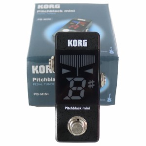 【中古】 チューナー コルグ ピッチブラックミニ KORG PB-MINI PITCHBLACK mini ペダルチューナー