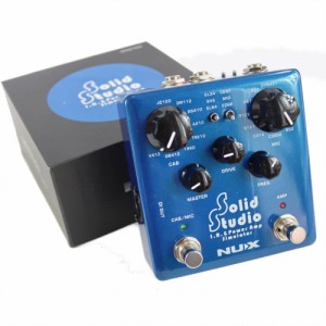 【中古】 パワーアンプシミュレーター エフェクター NUX NSS-5 Solid Studio I.R.&Power Amp simulator ギターエフェクター