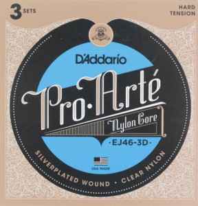 ダダリオ D’Addario Pro-Arte EJ46-3D クラシックギター弦 3セットパック