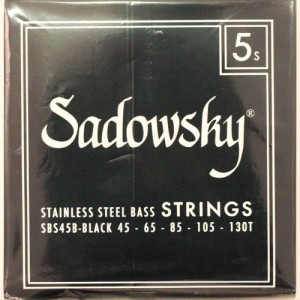 SADOWSKY SBS45B Black ブラックラベル 5弦ベース弦