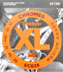 ダダリオ D’Addario ECG26/フラットワウンド エレキギター弦