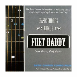 Fret Daddy コード教則シール エレキ/アコースティックギター用