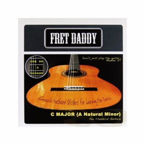 Fret Daddy スケール教則シール メジャースケール（Cスケール）クラシックギター用