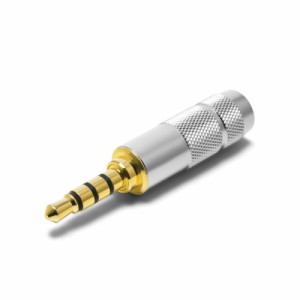 OYAIDE P-3.5/4G 3.5mm 4極ミニプラグ 金メッキ